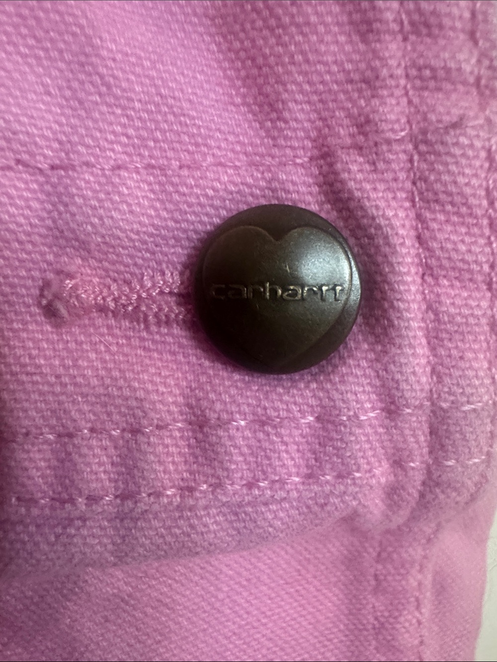 Carhartt Pink 3 Toddler overalls - Picture 3 of 5